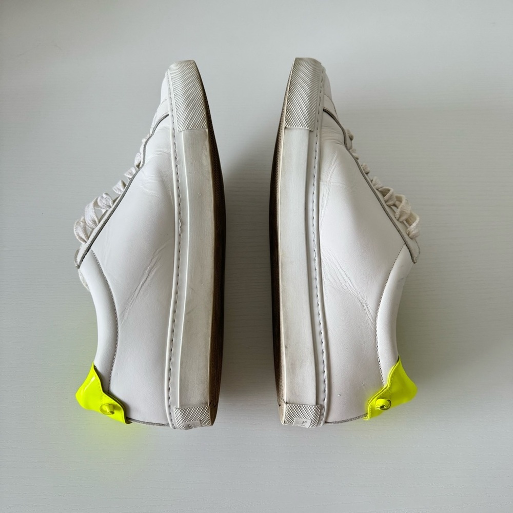 Givenchy White and Neon Green Sneakers, Size 39,5, Authentic - Picture 6 of 10
